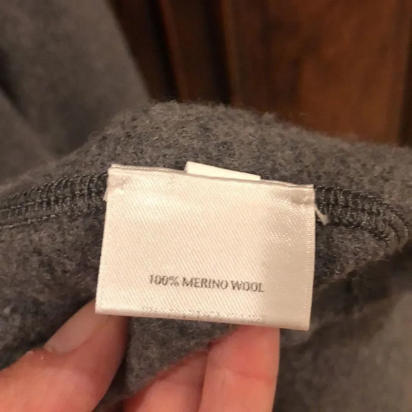 Eileen Fisher merino wool half zip jacket - Picture 9 of 10